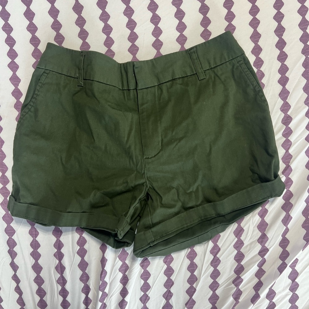 Jones New York Forest Green Women's Cargo Shorts
